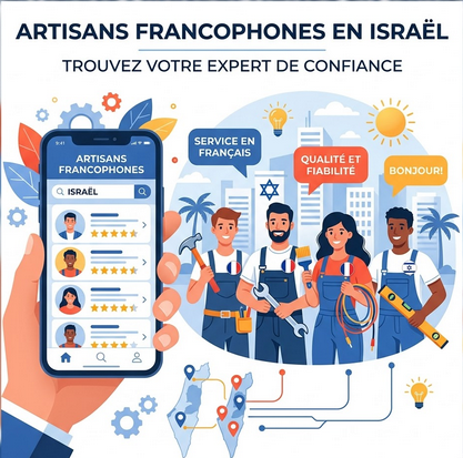 artisan francophone en Israël